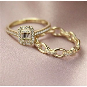 Posh ring i 14 kt guld af Mads Z - 1541064